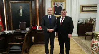 Son dakika haberleri: Başkan Alp İçişleri Bakanı Süleyman Soylu'yu ziyaret etti