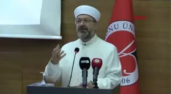 DİYANET İŞLERİ BAŞKANI ERBAŞ, DİN GÖREVLİLERİYLE BULUŞTU