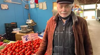 Eskişehir pazarında domates 6 lira