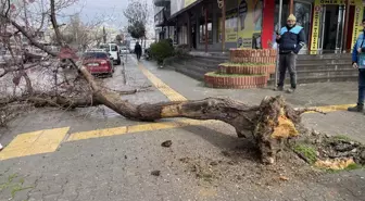 GAZİANTEP - Fırtına nedeniyle çatıların zarar görmesi kameraya yansıdı