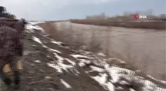 Karasu Nehri'nde kaybolan Yağmur'u arama çalışmalarında 10. gün