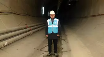 Kocaeli'de metro projesinde tünel açma çalışmaları sürüyor