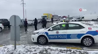 Konya'da ulaşıma kar engeli
