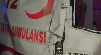 Son dakika! Nevşehir'de hasta taşıyan ambulans devrildi
