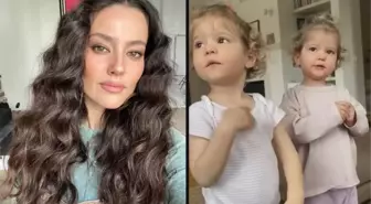 Pelin Akil kızlarını paylaşıp 'Ne anlatıyorlar' diye sordu, izleyenler kahkahalara boğuldu
