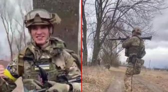 Ukraynalı askerler Rus tankını bazukalarla etkisiz hale getirdi