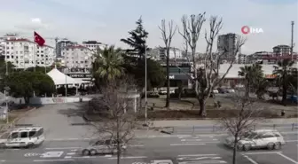 Maltepe'de otopark alanında kalan Bakireler Tapınağı böyle görüntülendi