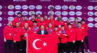 U23 Avrupa Güreş Şampiyonası'nda Türkiye, grekoromen stilde Avrupa ikincisi oldu