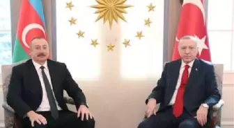 Cumhurbaşkanı Erdoğan, Azerbaycan Cumhurbaşkanı İlham Aliyev ile görüşmek üzere Çankaya Köşkü'ne geldi