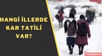 Okullar hangi illerde tatil edildi? 14 Mart 2022 hangi illerde okullar tatil? Bugün kar tatili hangi şehirlerde?