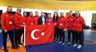 U23 Avrupa Güreş Şampiyonası'nın ilk gününde kadın sporculardan 3 madalya