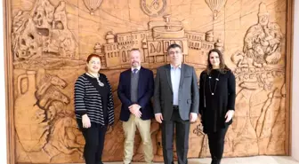 Büyükelçilik ataşesi Cohen'den NEVÜ'ye ziyaret