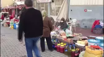 Son dakika haber: Pazarcılar yaktıkları ateşle ısınmaya çalıştı