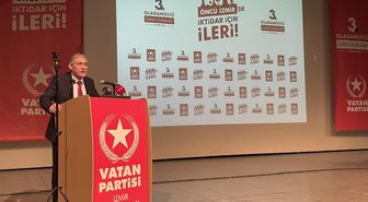 Vatan Partisi İzmir Olağanüstü Kurultayı yapıldı