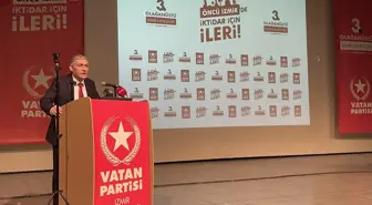 Vatan Partisi İzmir Olağanüstü Kurultayı yapıldı