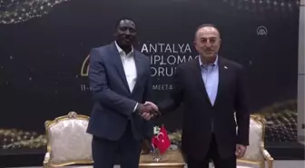 Çavuşoğlu, Gambiya Dışişleri Bakanı Mamadou Tangara ile görüştü