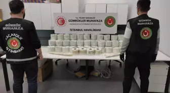 Gümrük Muhafaza ekiplerinden, İstanbul Havalimanı'nda üç uyuşturucu operasyonu