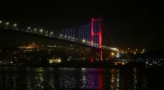 Rusya'dan yola çıkan ayçiçeği yağı yüklü gemi İstanbul Boğazı'ndan geçti