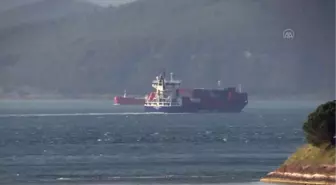 ÇANAKKALE - Rusya'nın Yisk Limanı'ndan yola çıkan tanker Çanakkale Boğazı'ndan geçti