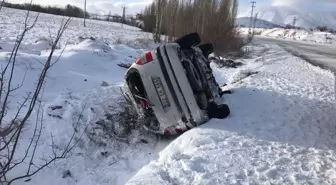 Malatya'da otomobilin devrildiği kazada 3 kişi yaralandı