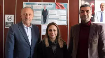 Başkan Atabay, CHP Didim İlçe Kadın Kolları Başkanlığı'na atanan Pere'yi tebrik etti