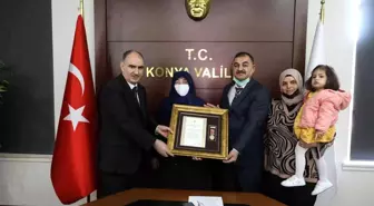 Konya'da şehit ailesine ve gaziye Devlet Övünç Madalyası ve Beratı verildi