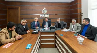 MASKİ Genel Müdürü, Hekimhan İlçesi mahalle muhtarlarıyla bir araya geldi