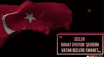 Öğrencilerden şehitlerin anısına özel klip