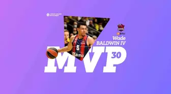 THY Euroleague'de 30. haftanın MVP'si Wade Baldwin