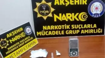 Konya'da şüphe üzerine durdurulan araçta aranan şahıs yakalandı