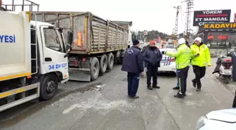 Arnavutköy'de trafik kazası: 1 yaralı