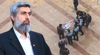 Alparslan Kuytul destekçileri Adana'dan sonra şimdi de Şanlıurfa'da izinsiz pankart asmaya çalıştı