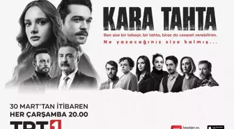 TRT 1'in Yeni Dizisi 'Kara Tahta'nın Afişi Yayınlandı