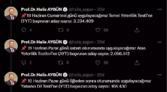 YKS'ye 3 milyonun üzerinde başvuru