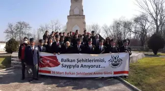 Edirne'de Balkan Şehitleri anısına tören düzenlendi