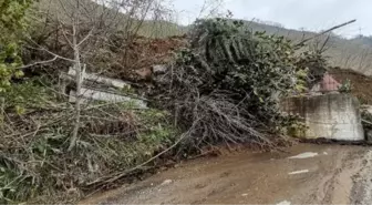 ORDU'DA HEYELAN; YIKILAN EVİN ALTINDA KALMAKTAN SANİYELERLE KURTULDULAR