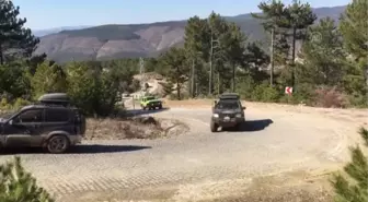 2 bin 300 metre rakımlı Murat Dağı'nda off-road heyecanı yaşandı