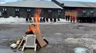 KARS EMNİYET MÜDÜRLÜĞÜ'NDE YANGIN TATBİKATI