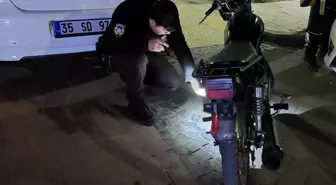 Çalınan motosiklet, gece kartalları tarafından bulundu