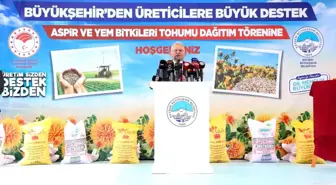 Kayseri Büyükşehir Belediyesi'nden çiftçiye 15 milyon TL'lik tohum desteği