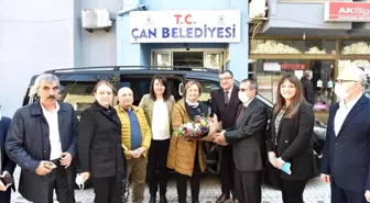 TBMM dilekçe komisyonu Milletvekilleri Çan Belediyesi kooperatif çalışmalarını yerinde inceledi