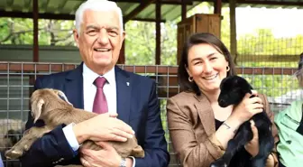Başkan Gürün keçi yetiştiricisi kadınları ziyaret etti