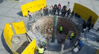 The 2,500-year-old Serpent Column is being restored; The most important bronze work in Istanbul