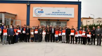 AFAD Gönüllüleri kimlik kartlarını aldı