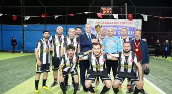 Akçaabat'ta kurumlar arası futbol turnuvası sona erdi