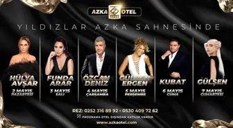 Azka Otel'de yıldızlar geçidi