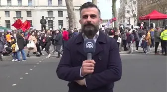 Londra'da Başbakanlık konutu önünde 'hayat pahalılığı' protesto edildi