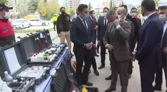 Antalya'da mobil kriminal polis laboratuvarı 'Kıraç' hizmete başladı