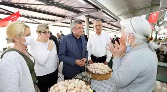 Mezitlili üretici kadınlar siyasileri ağırladı