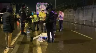 Çöp kamyonuna çarpan 17 yaşındaki kurye hayatını kaybetti